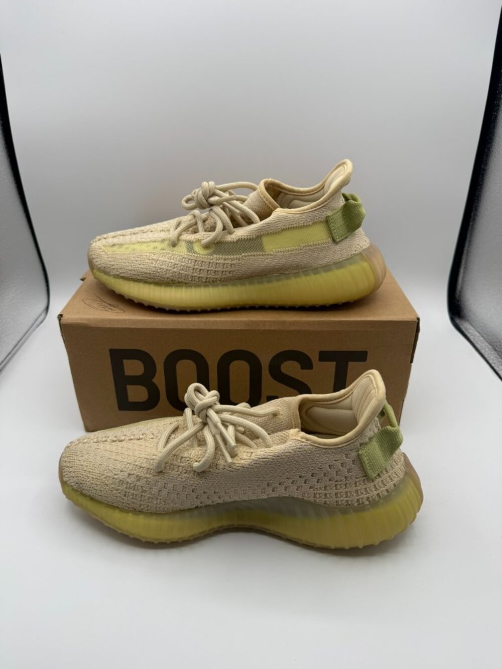 Adidas Yeezy Boost 350 V2 Flax FX9028 Men's Size 6 Women's 7.5